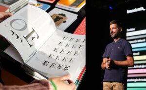 Conferencias del Blanc Fest 2023 con Carlos Velilla hablando del Branding Brandemia